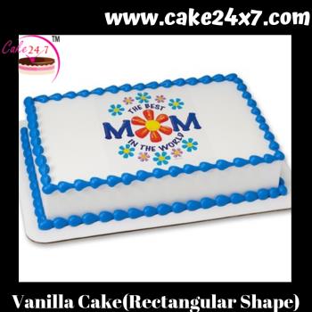 Vanilla Cake(Rectangular Shape)