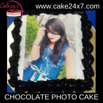 Chocolate Photo cake