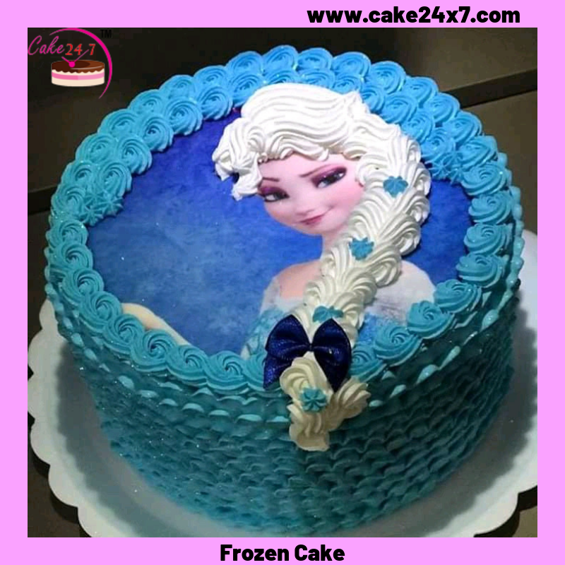 Elsa Frozen Birthday Cake-Edible image & Hair – Pao's cakes
