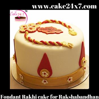 Fondant Rakhi cake for Rakshabandhan