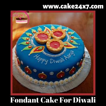 Fondant Cake For Diwali