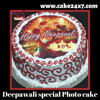 Deepawali special Photo cake