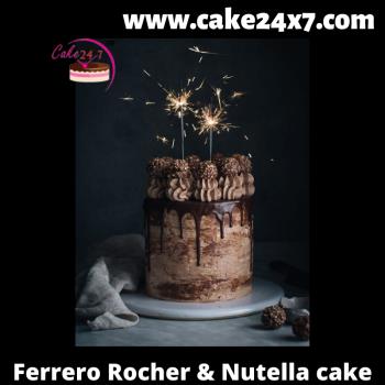Ferrero Rocher & Nutella cake