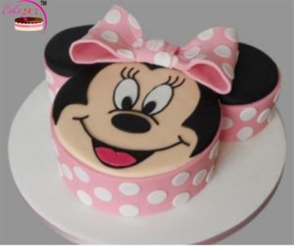 Minnie Mouse Themed Fondant Cake 5 Kg : Gift/Send Single Pages Gifts Online  HD1117548 |IGP.com