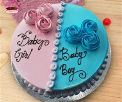 Order Baby Shower Cake Sample online | free delivery in 3 hours - Flowera