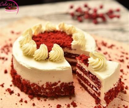 Butterscotch Red Velvet Cake