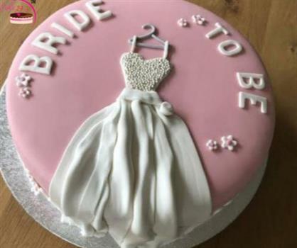 Bride To Be Fondant Cake