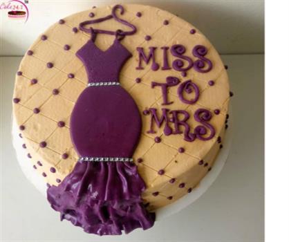 Miss To Mrs. Designer Fondant Cake