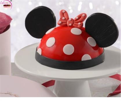 Half Round Mickey Mouse Pinata Cake