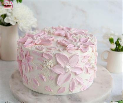 Moist Pink Vanilla Cake