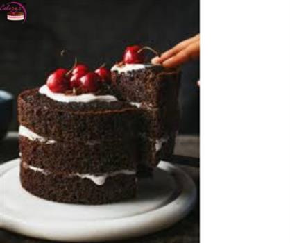 Black Forest Vegan With Cherries Cake