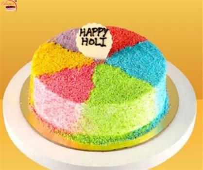 Red Velvet Colorfull Cake