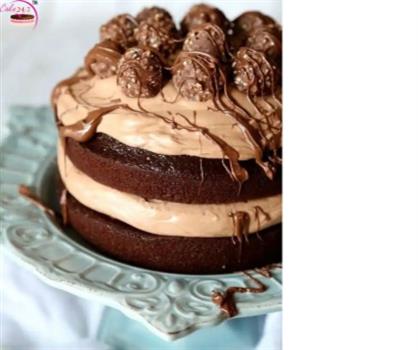 Mini Chocolate Poke Cake
