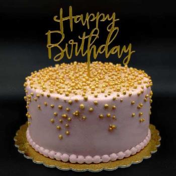 Golden Pearl Vanilla Cake