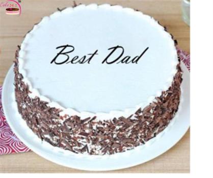 Best Dad Black Forest Flax Cake