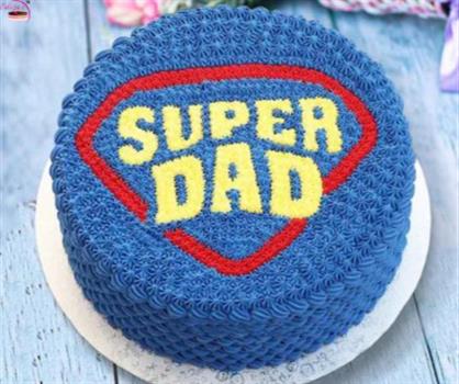 Father's Day Special Super Dad Cake