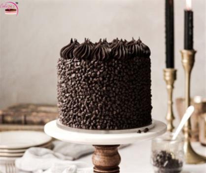 Luxury Dark Chocochip Cake