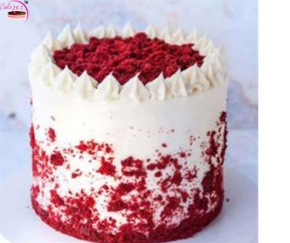 Luxury Vanilla Red Velvet Cake