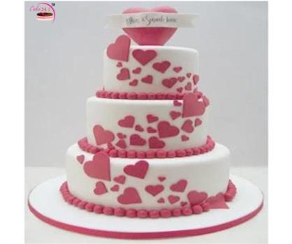 Lots Of Heart On Cake