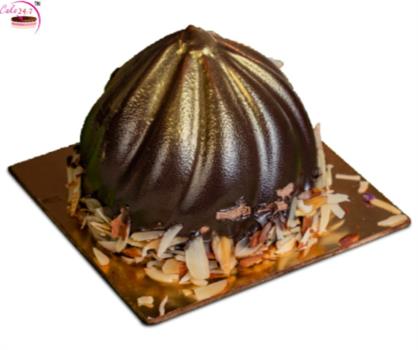 Chocolate Almond Modak Cake