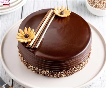 Delicious Dutch Chocolate Truffle Cake