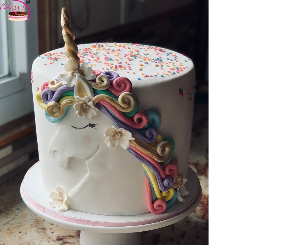 Unicorn Cake with Rainbow Layers - Frugal Mom Eh!