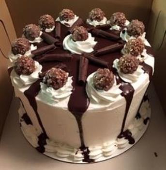 Ferrero Rocher Overload With Chocolate Cake