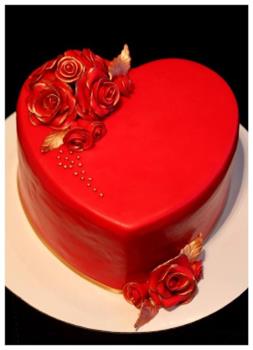 Rosy Red Velvet Cake