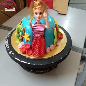 Fondant Doll Cake