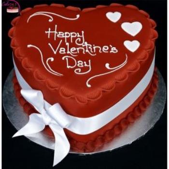 Happy valentine's day cake