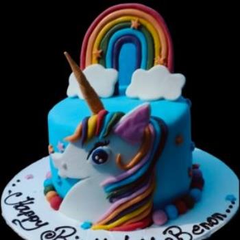 Unicorn kids cake
